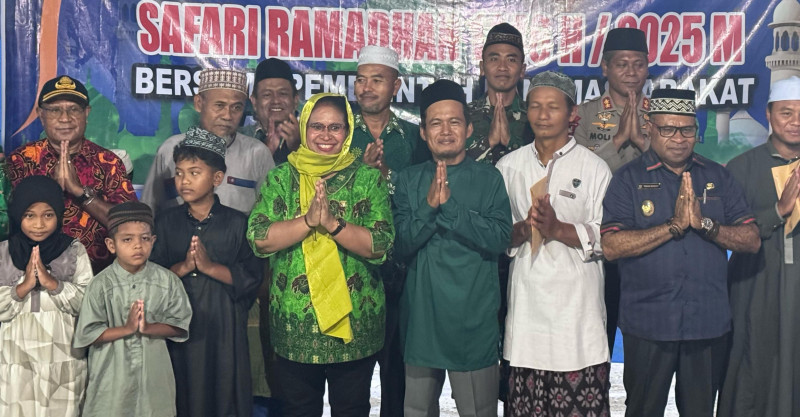 Dekat Bersama Masyarakat, Forkopimda Sorong Selatan Gelar Safari Ramadhan di Distrik Moswaren