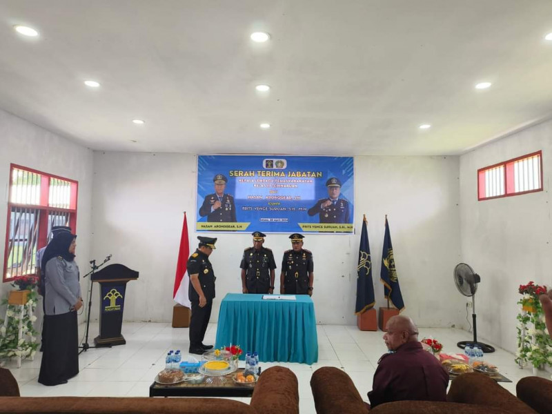 Serah Terima Jabatan Dan Pelepasan Purna  Tugas Kepala Lapas Teminabuan