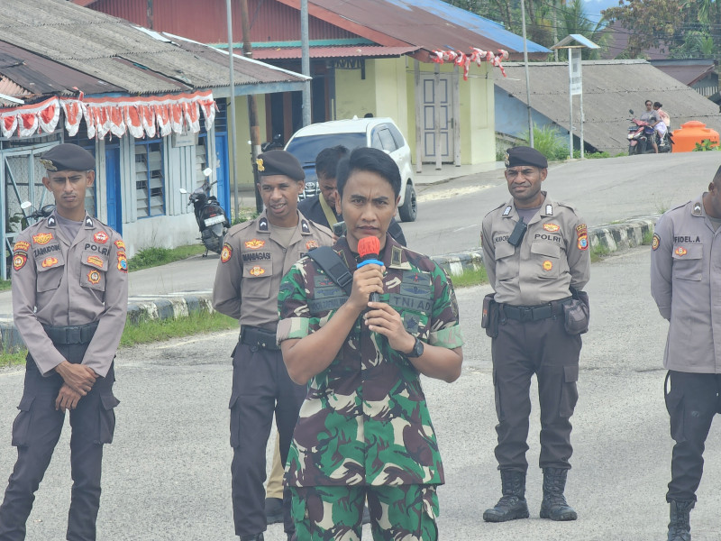 Dandim 1807 Sorong Selatan Apresiasi Deklarasi Damai Dan Ajak Warga Jaga Kamtibmas Dan Ketahanan Nasional.