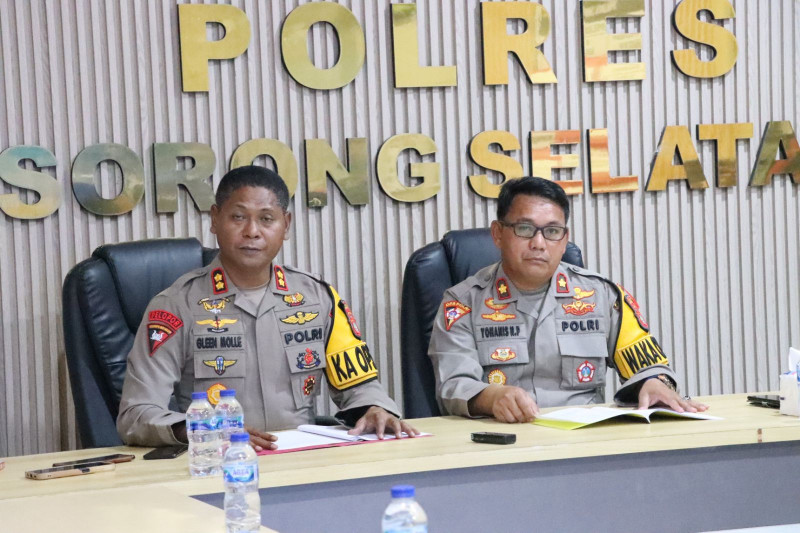 Polres Sorong Selatan Rilis Capaian Kinerja 2024: Peningkatan Kriminalitas Jadi Evaluasi Utama
